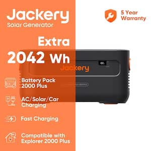 Explorer 2000 Plus Extra Battery Pack 2042.8Wh Capacity, Expand up to 20428Wh (10 units), Extra Battery for Home Backup