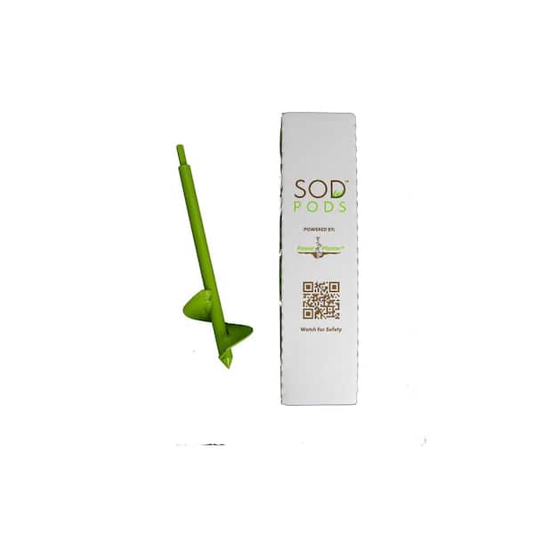 Unbranded - 64-Count SodPods Zoysia Grass Plugs/SP Popwer Planter/NutriPod Bundle - Natural, Affordable Lawn Improvement