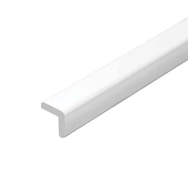 6577 11/16 in. x 11/16in. x 8 ft. PVC Composite White Outside Corner Molding