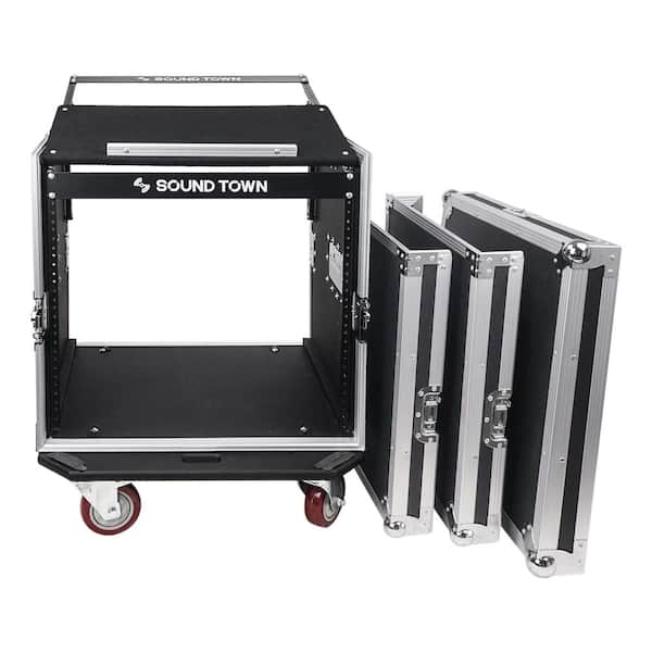 Lukyamzn ½ in. (12mm) Plywood 10U PA DJ Pro Audio Rack/Road ATA