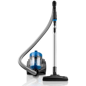 Eureka Bagless Canister Vacuum Cleaner with Cord Rewind, Blue