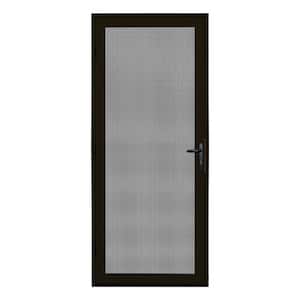 Unique Home Designs 36 in. x 80 in. Bronze Surface Mount Ultimate Security Screen  Door with Meshtec Screen 5V0002EL0BZ00B - The Home Depot