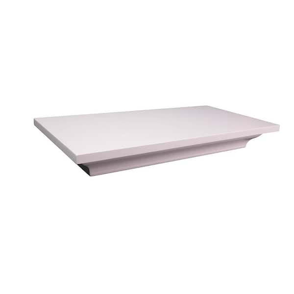 LOCKDOWN In Plain Sight Firearm Concealment Shelf with Easy Magnet Access, White