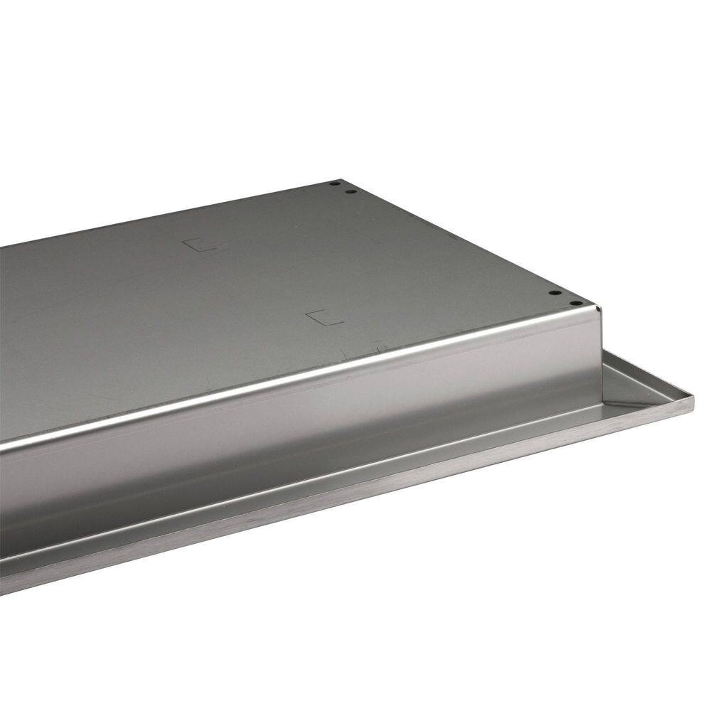 Rectangular Stainless Steel Drop-in Fire Pit Pan with H-Burner
