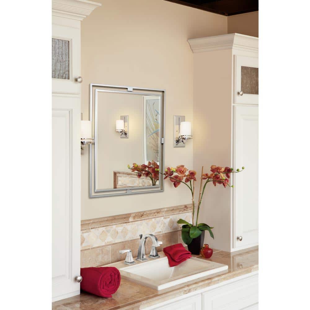 Hendrik 12" Chrome Cylinder Wall Sconce with Cream Shade