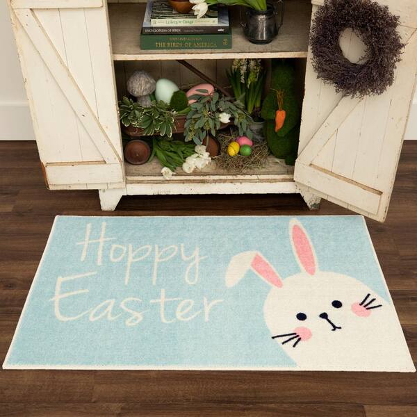 ALAZA Colorful Rabbit Bunny Easter Area Rug Rugs for Living Room Bedroom 5' x 7' ALAZA Colorful Rabbit Bunny Easter Area Rug Rugs for Living Room Bedroom 5' x 7'