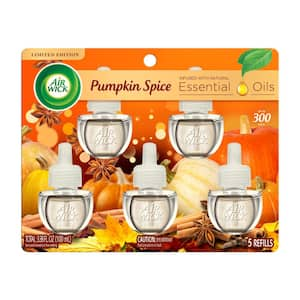 0.67 oz. Pumpkin Spice Automatic Air Freshener Scented Oil Plug-In Refill (5-Refills)