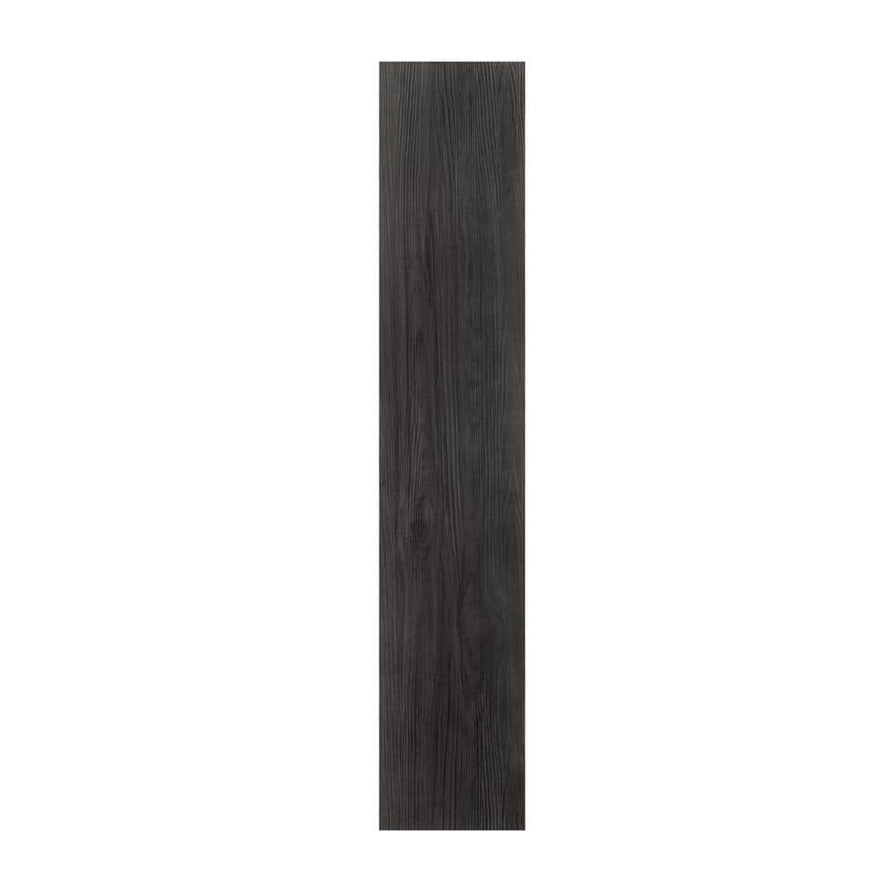 ACHIM Flex Flor 9 in. Width Ebony Water Resistant Peel and Stick Vinyl  Plank Flooring (24 sq. ft./case) LSLYP10508 - The Home Depot