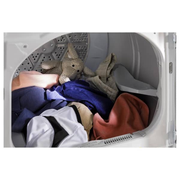 GE - 7.4 cu. ft. Electric Dryer with Sensor Dry in White
