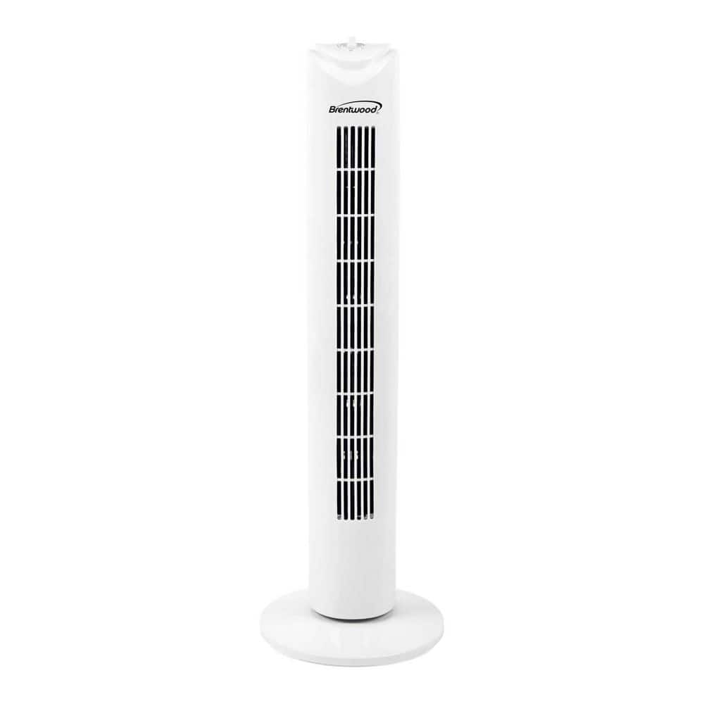 32 Inch 3 Speed Oscillating Portable Tower Fan in White price history on PriceWatchPro