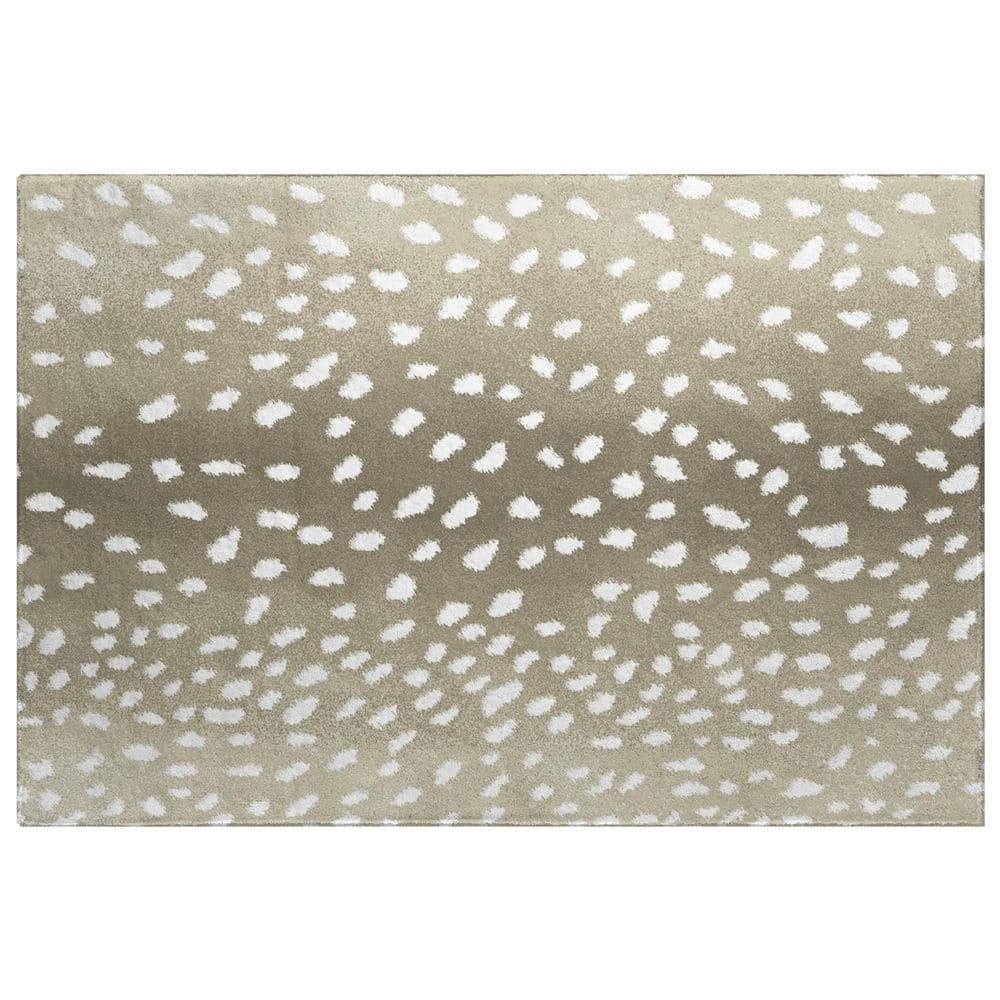 Dream Shag Premium Machine Washable Abstract ADS44 Fawn 2 ft. x 3 ft. Accent Rug price history on PriceWatchPro
