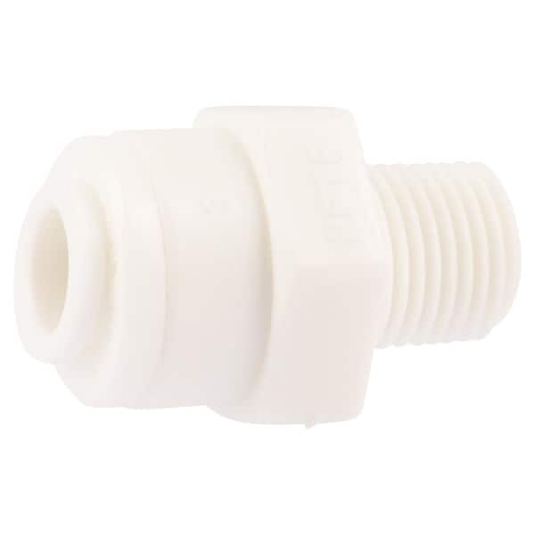 SharkBite 1/4 in. O.D. Quick Connect x 1/8 in. MIP Polyethylene Adapter Fitting