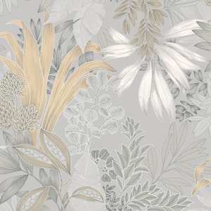 Coniferous Floral Morning Dew Non-Pasted Wallpaper, 56 sq. ft.