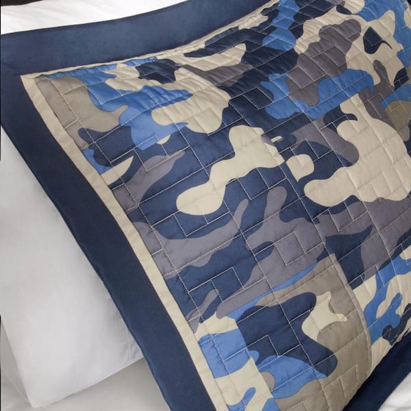 Blue Twin Coverlet Set MZ80-307 