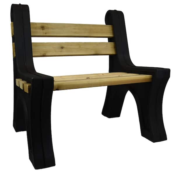 Rts Home Accents Custom Length Black, Outdoor Bench Wood