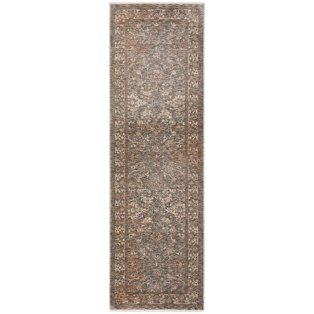 Yarra Vintage Gray 2 ft. 3 in. x 7 ft. 10 in. Runner Rug