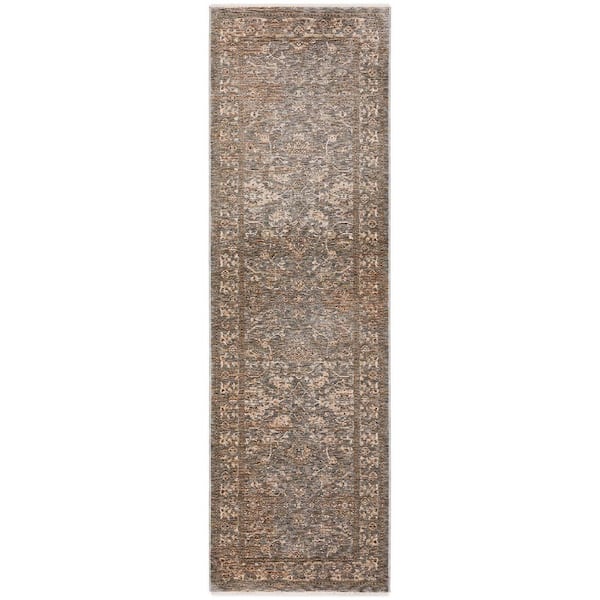Addison Rugs Yarra Vintage Gray 2 ft. 3 in. x 7 ft. 10 in. Runner Rug