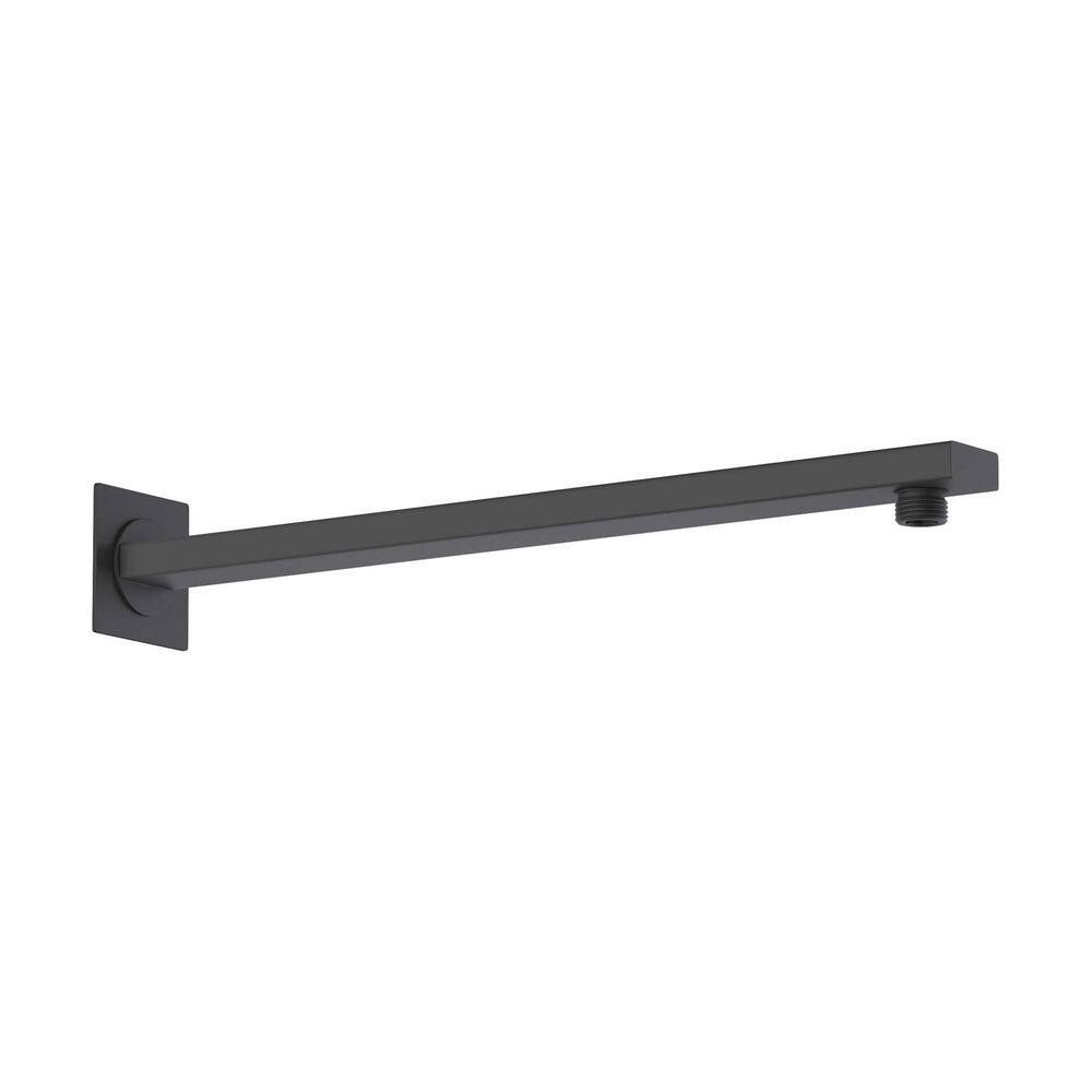 16 in. Wall Mounted Stainless Steel Shower Arm in Matte Black (1-Pack) price history on PriceWatchPro
