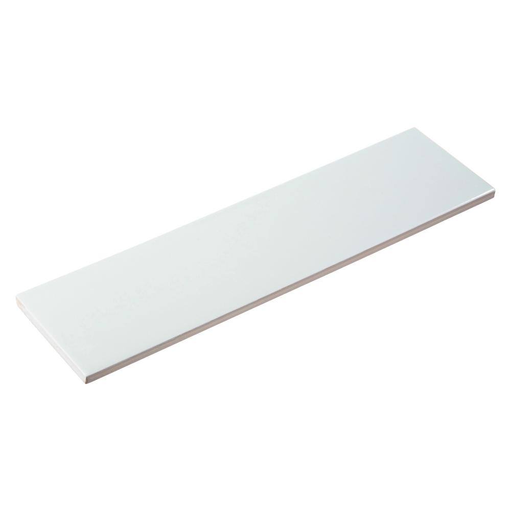 Galor-Nayim 3" x 12" Glossy White Ceramic Subway Tile