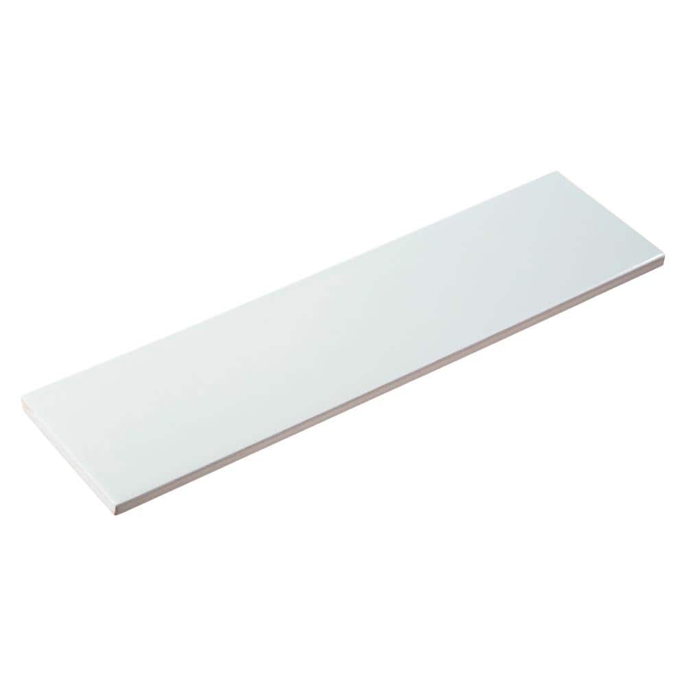 Galor-Nayim 3" x 12" Glossy White Ceramic Subway Tile