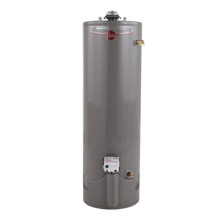 Rheem Performance Plus 50 Gal. Tall 38,000 Ultra Low NOx (ULN) Natural Gas Water Heater with 9-Year Warranty