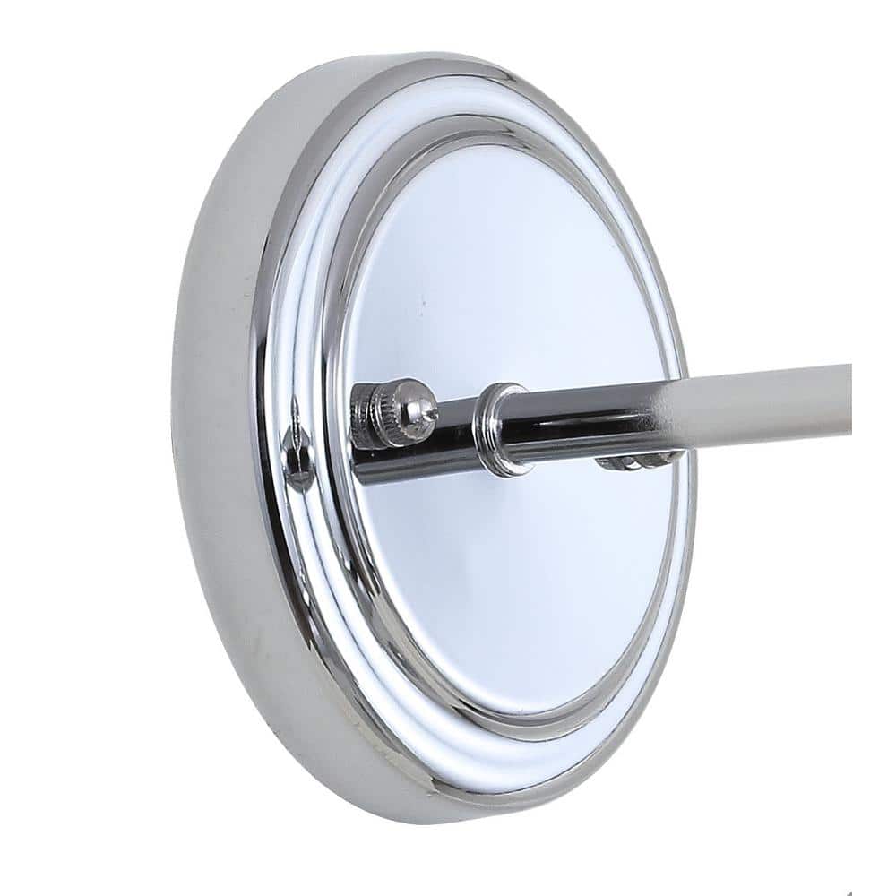 July 26.5" Chrome 3-Light Metal Vanity Light