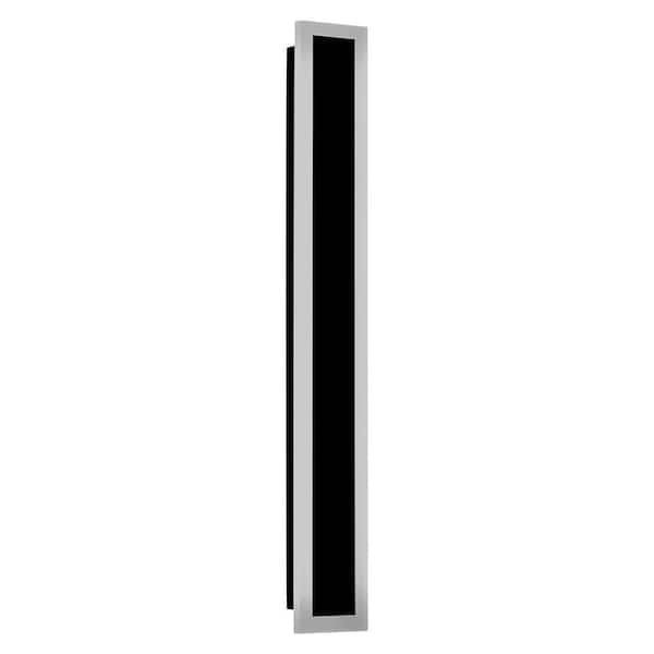 Modern Outdoor Wall Sconce Light, 23.6 in. Linear Exterior Fixture, 3000K Warm White, IP65 Waterproof, Anti-Rust