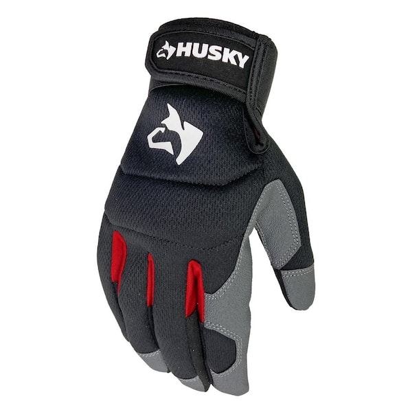 Husky Extra Large Abrasion-Resistant Performance Outdoor and Work Gloves
