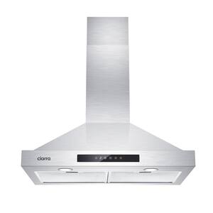 30 in. 760m3/h Convertible Wall Mounted Range Hood in Stainless Steel