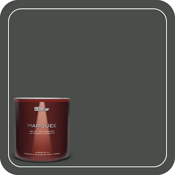 BEHR MARQUEE 1 qt. #PPF-55 Forest Floor Matte Interior Paint & Primer