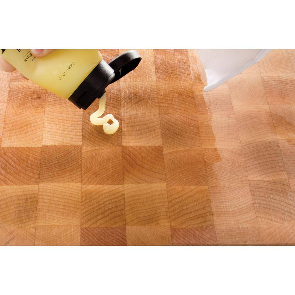 Beechwood Handle Cutting Board Care Set with Oil and Cream