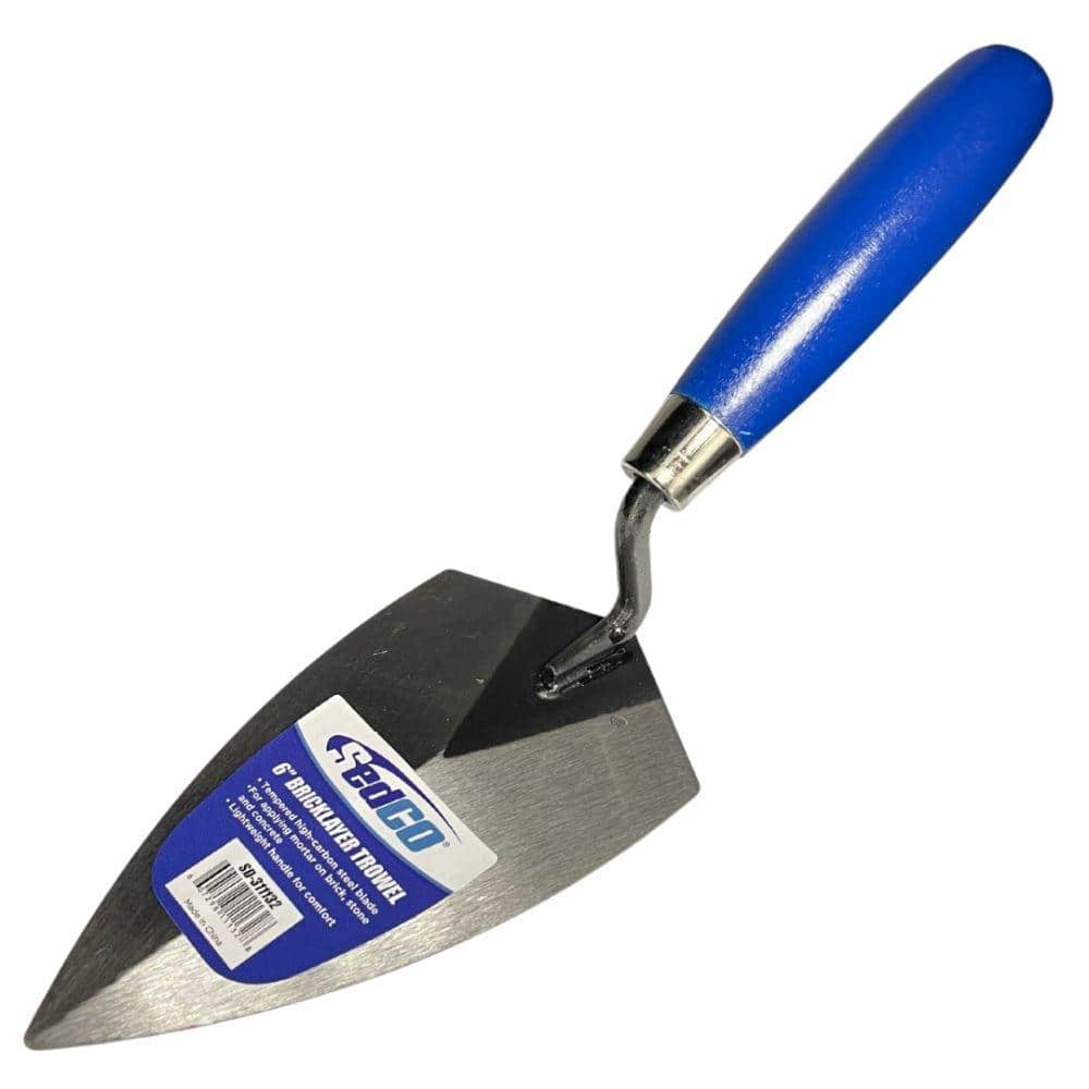 Sedco 6 In. Tempered Carbon Steel Brick Trowel Sd-311132 - The Home Depot