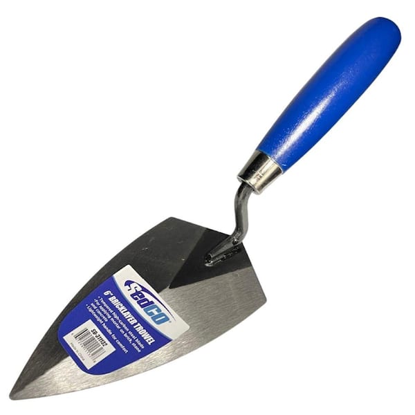 Sedco 6 in. Tempered Carbon Steel Brick Trowel