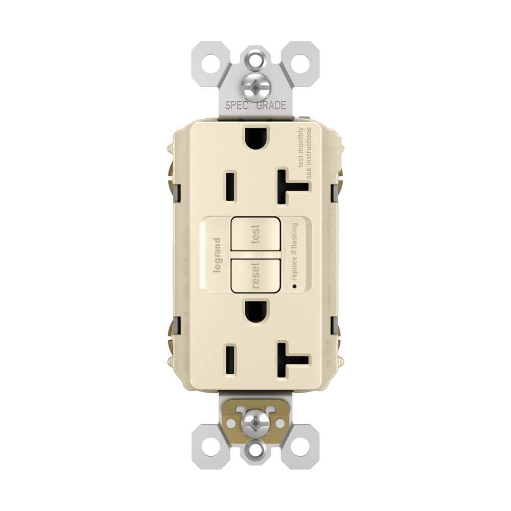 radiant 20 Amp 125-Volt Tamper Resistant GFCI Residential/Commercial Decorator Duplex Outlet, Light Almond price history on PriceWatchPro
