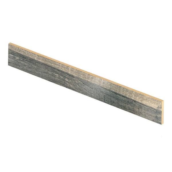 Cap A Tread Cross Sawn Oak Grey 94 in. Length x 1/2 in. Depth x 7-3/8 in. Height Laminate Riser to be Used with Cap A Tread