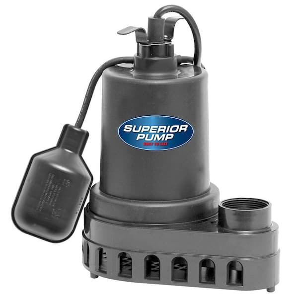 Superior Pump 1/2 HP Submersible Thermoplastic Sump Pump