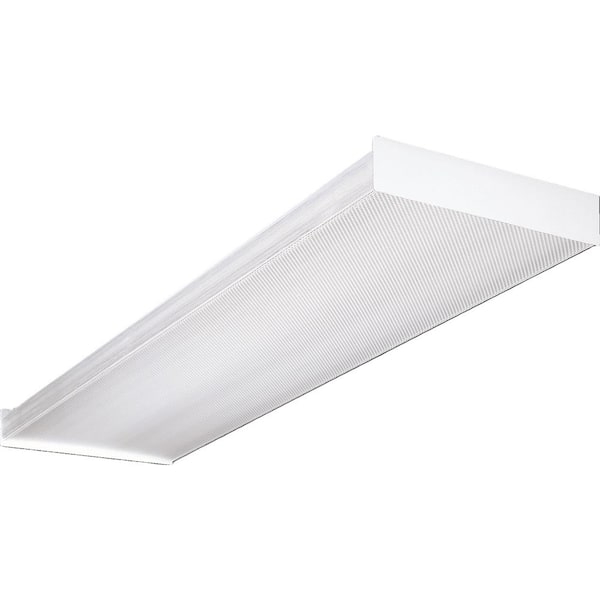 SB 4 32 120 1/4 GESB 4 ft. Fluorescent Wraparound Lens Ceiling Fixture SB 4 32 120 1/4 GESB 4 ft. Fluorescent Wraparound Lens Ceiling Fixture