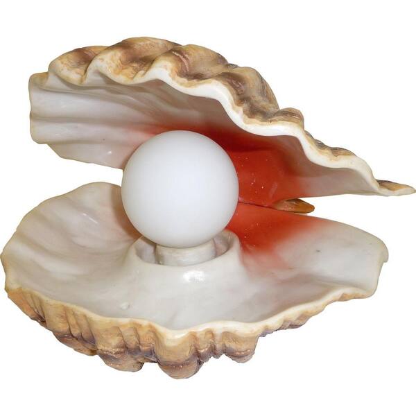 HomeBrite Solar Solar Powered Progressive Color Changing Novelty LED Mood Light Pearl in Clam Shell