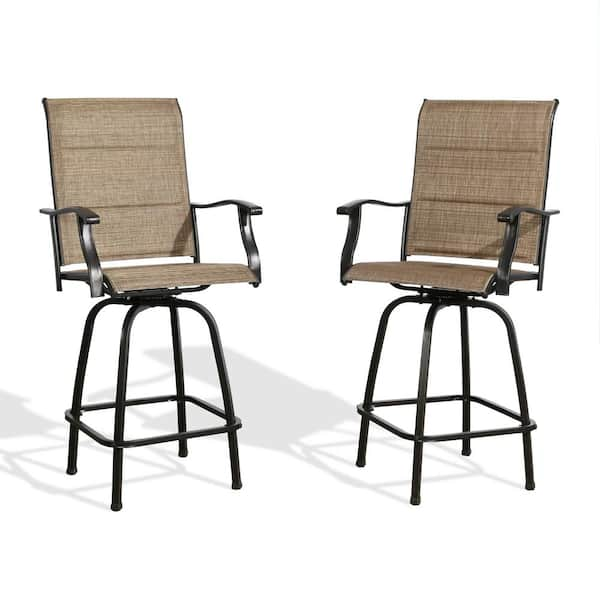 metal swivel patio bar stools