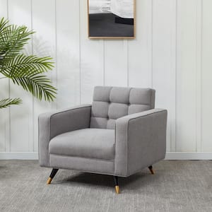 Bradson Light Grey/Black Accent Chair