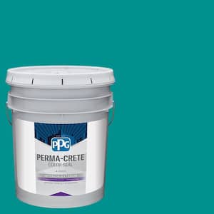 Color Seal 5 gal. PPG17-32 Teal We Meet Again Satin Interior/Exterior Concrete Stain
