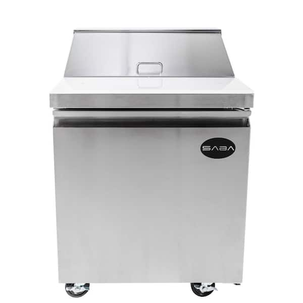 Berg RTR-80 8-Pan Countertop Refrigerated Prep Station 27-1/2W