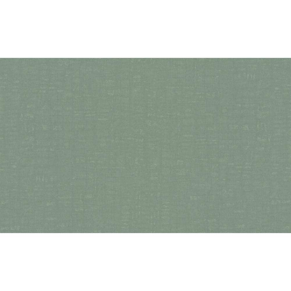 Fusion Collection Linen Effect Texture Green Matte Finish Non-Pasted ...