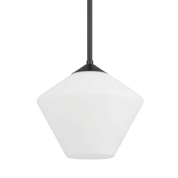 Hunter Celestial Valley 1 Light Matte Black Diamond Pendant Lighting for Kitchen
