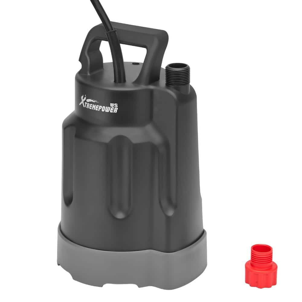 XtremepowerUS 1/3 HP 1690 GPH Thermoplastic Submersible Utility Pump ...