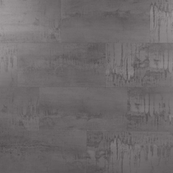 Ivy Hill Tile Angela Harris Metallic LVT Steel 11.9 in x 23.9 in x