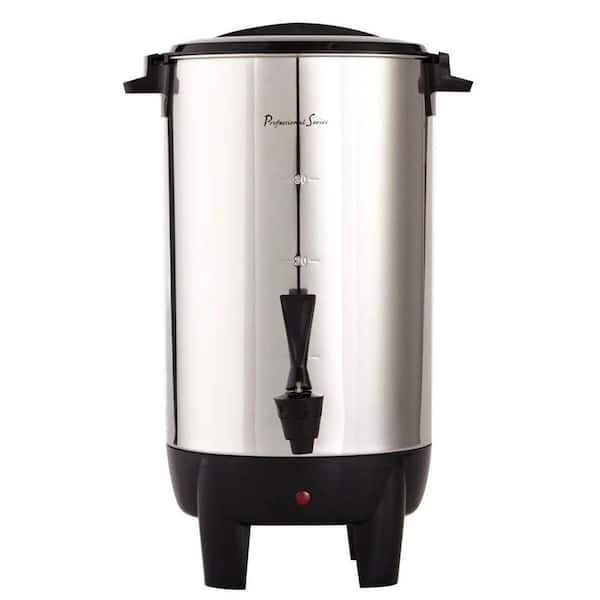 Professional Series 50-Cup Stainless Steel Residential Coffee Urn in the Coffee  Makers department at