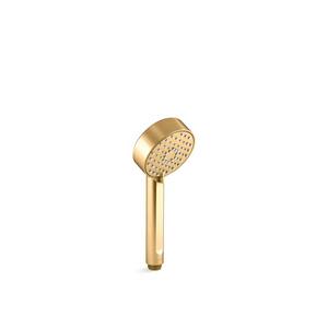Awaken G90 4-Spray Wall Mount Handheld Shower Head with 2.5 GPM in Vibrant Brushed Moderne Brass