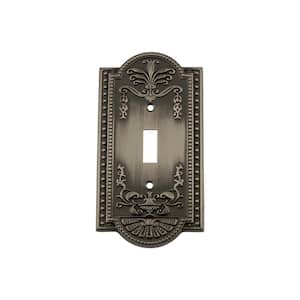 Pewter 1-Gang Toggle Wall Plate (1-Pack)