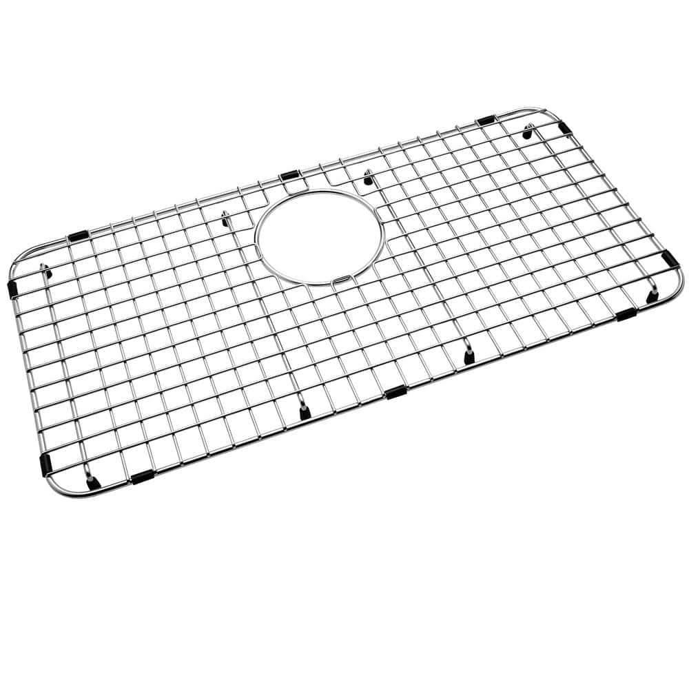 25.24" x 12.48" Stainless Steel Sink Grid with Rear Drain